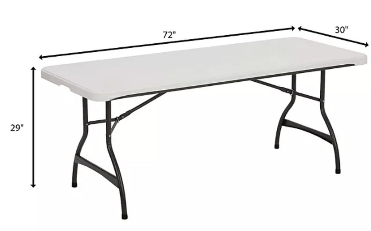 6 Foot Folding Table S301390