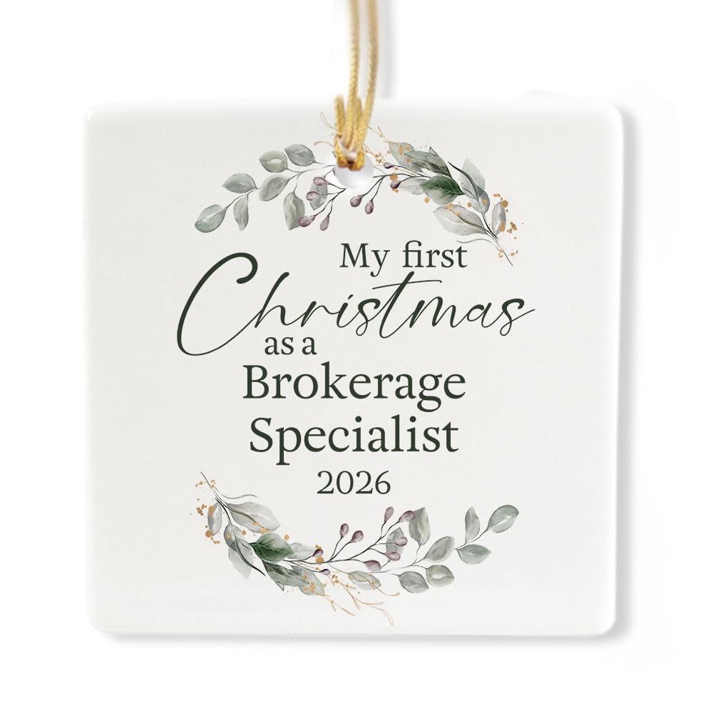 Ceramic 3-inch Square-Shaped Ornament V491658