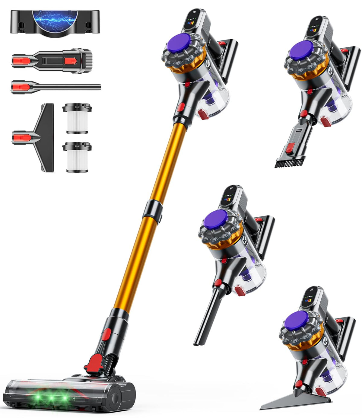 600W 50KPA Cordless Stick Vacuum Cleaner U436157