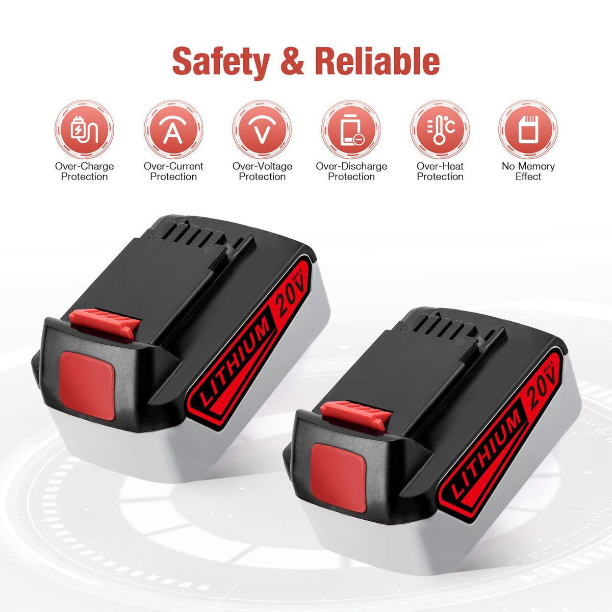 6000mAh 20V Lithium Ion Battery R2337