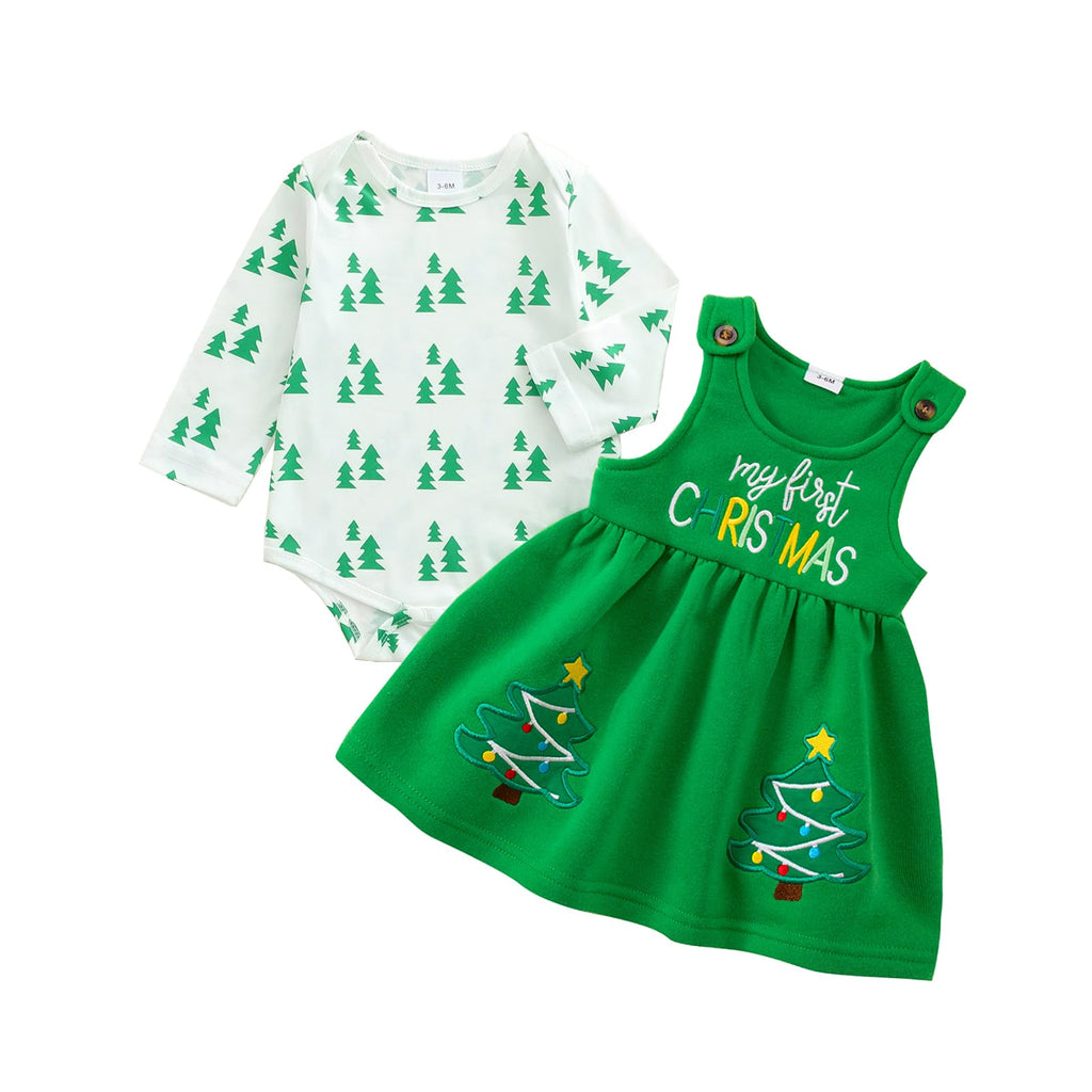Newborn Short Sleeve Romper and Overalls Skirt Dress Outfits X11004