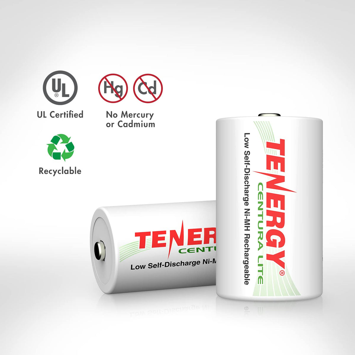 1.2V NiMH Rechargeable D Battery 8 Pack G781