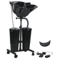 Portable Height Adjustable Shampoo Bowl with Electric Pump F864433
