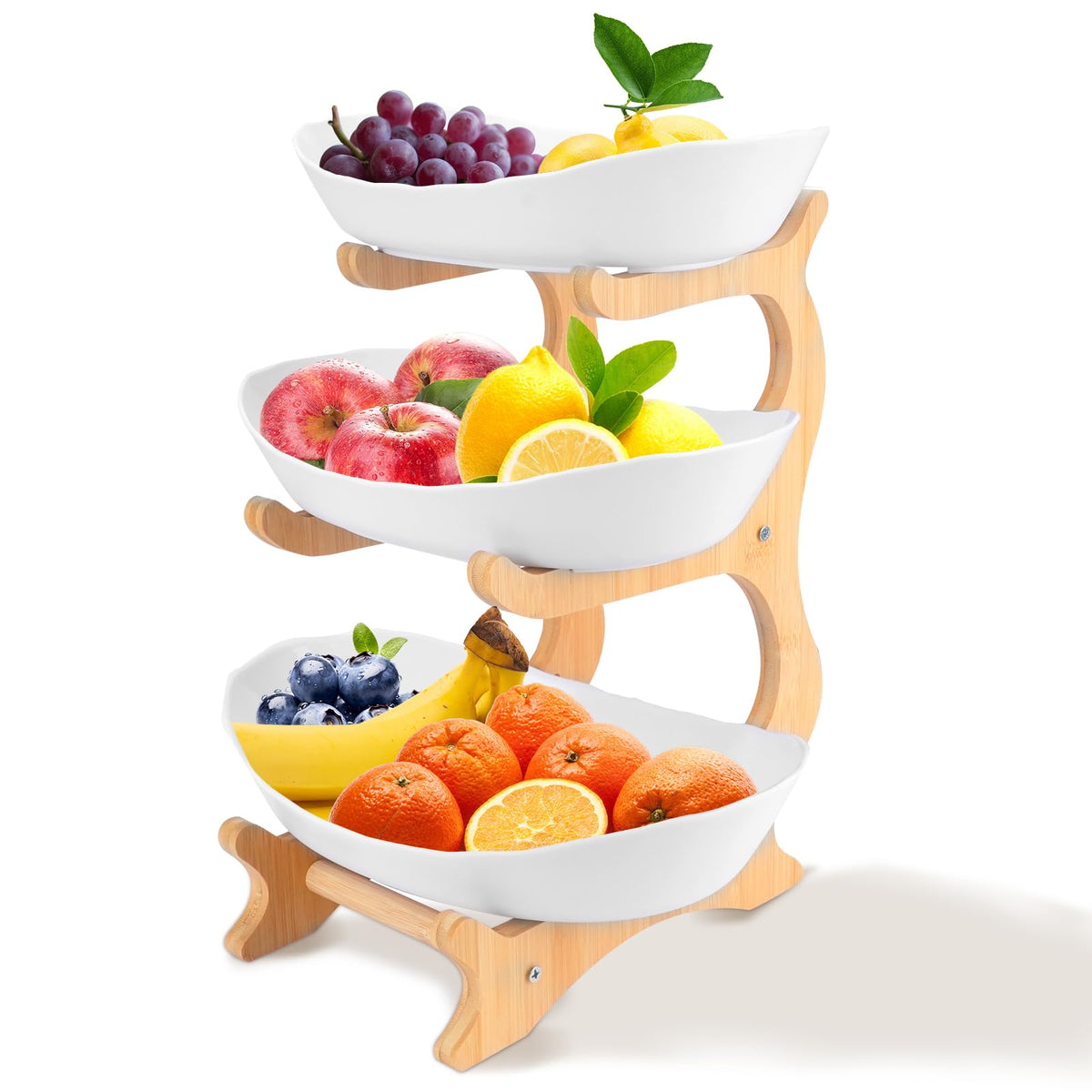 3-Tier Plastic Fruit Bowl B9493