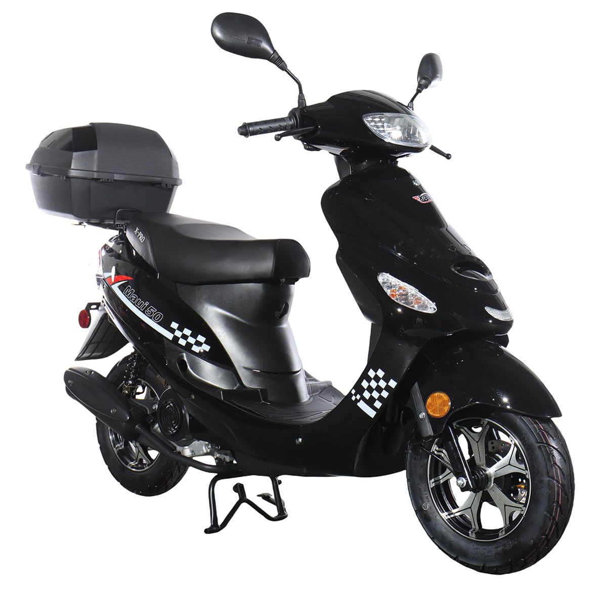 50cc Gas Moped Motorcycle with 10" Aluminum Wheels D150