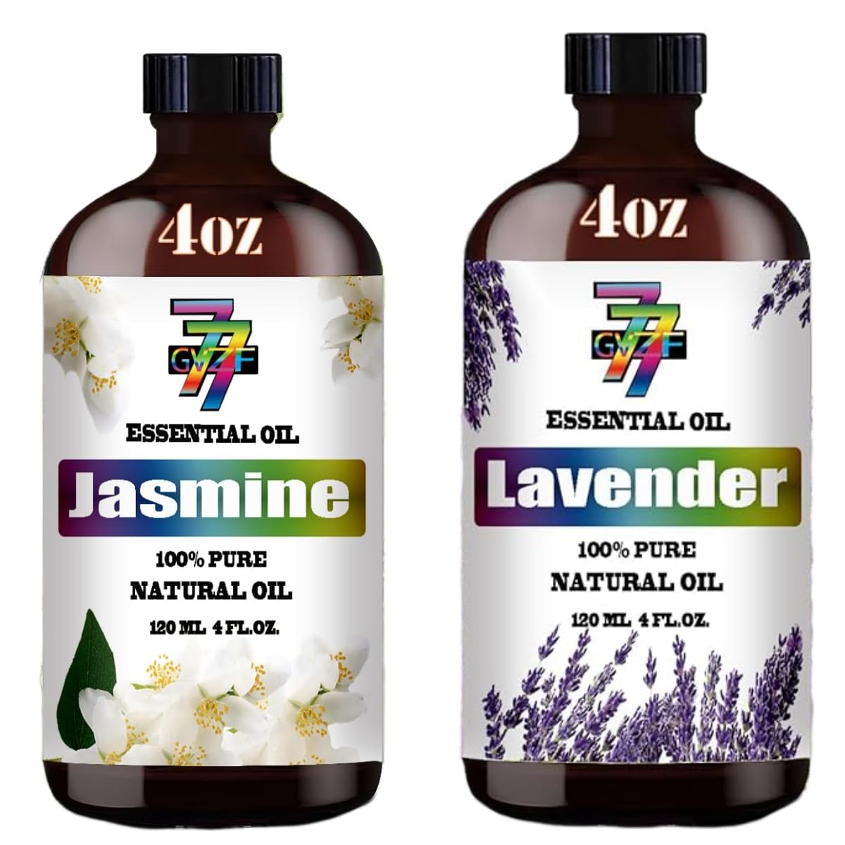 4 Fl Oz Lavender and Jasmine Essential Oil Set A221885