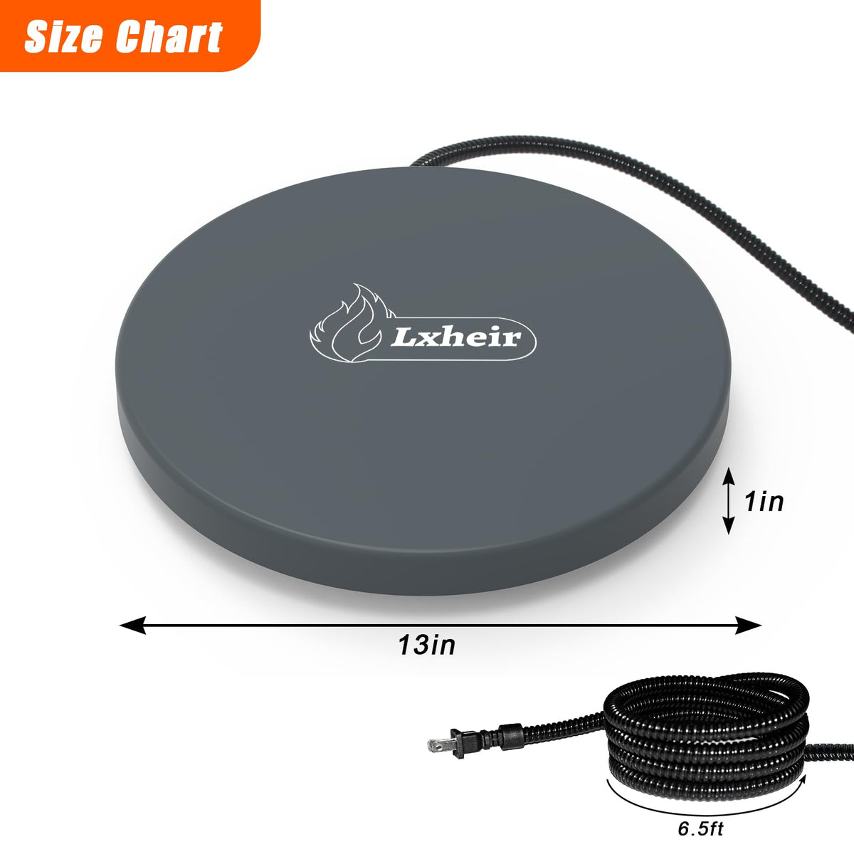 13'' Heated Poultry Waterer Base for 3-5 Gallons O46912
