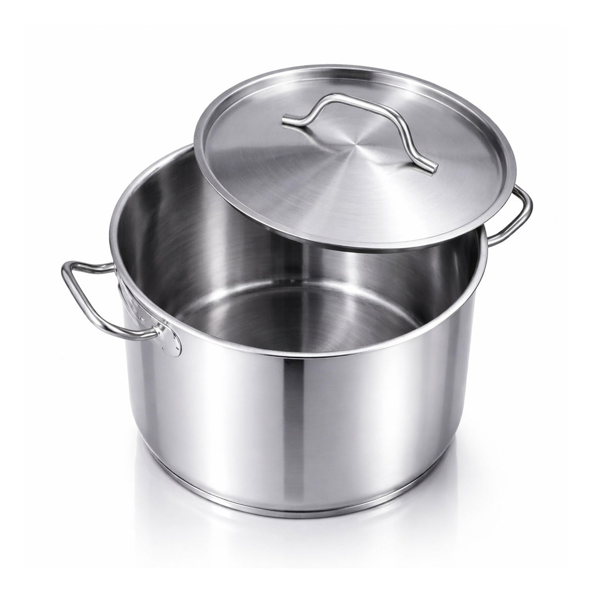 60 Qt Stainless Steel Stockpot with Lid L3398