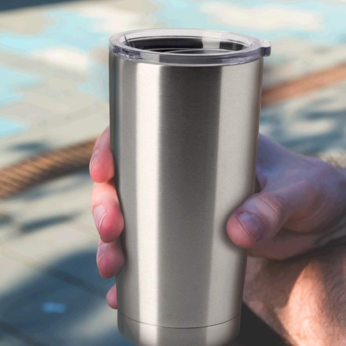20oz Stainless Steel Insulated Tumblers with Lid Pack O70847