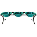 1 Cup Raised Feeder with Stainless Steel Bowls L7006