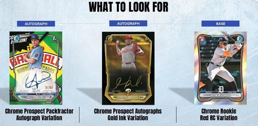 2026 Bowman Chrome Baseball Trading Card Mega Box W3570