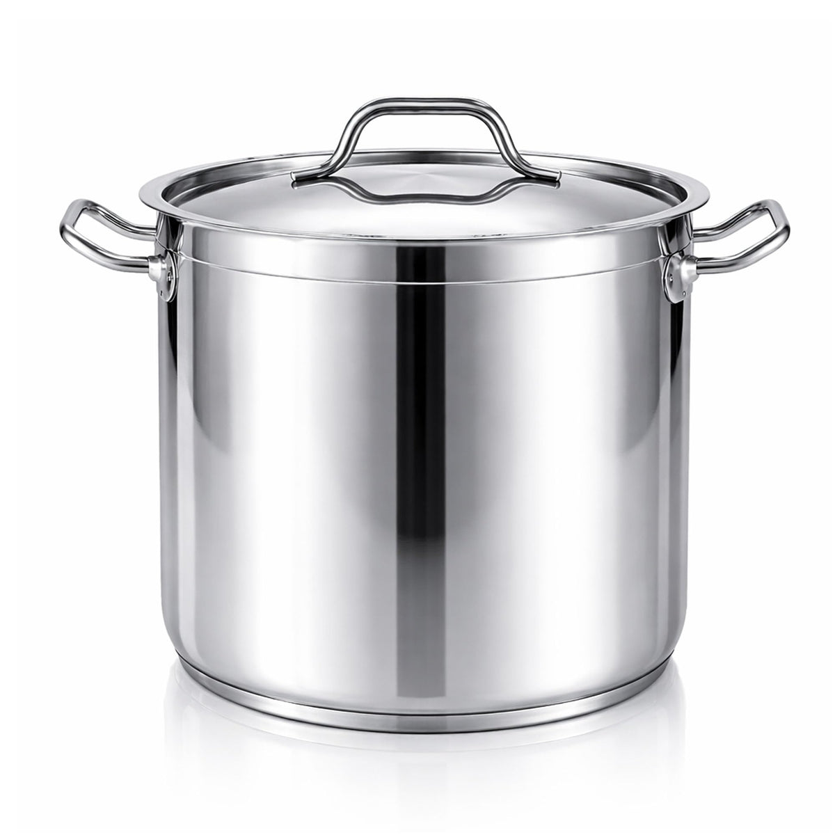 60 Qt Stainless Steel Stockpot with Lid L3398