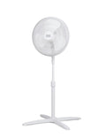 16-Inch Oscillating Pedestal Fan, 3 Speeds, White Y21768