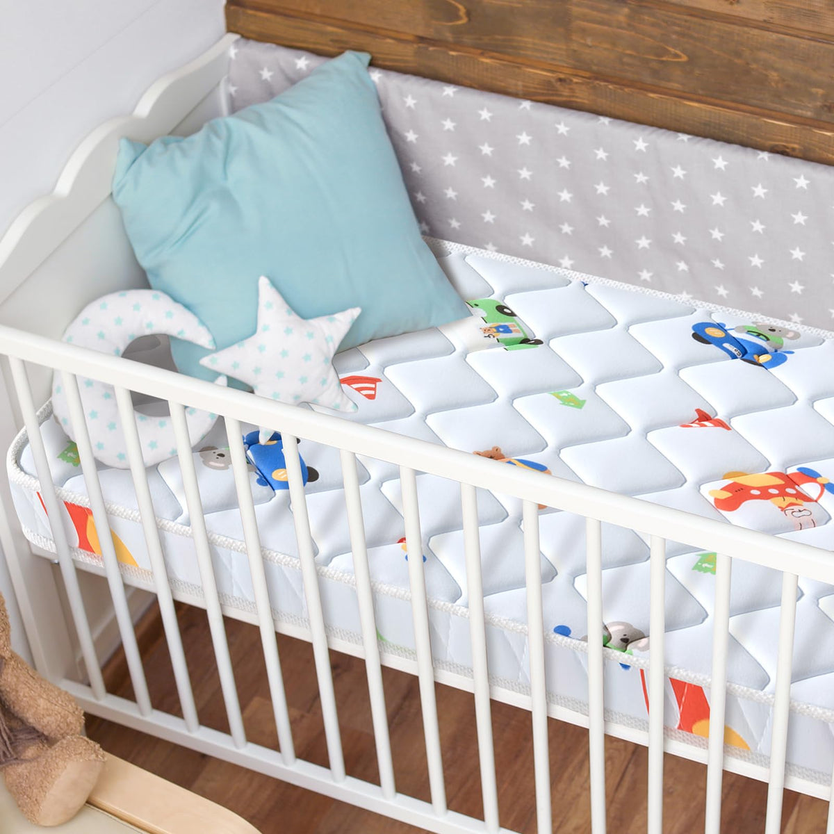 5" Thick Knitted Fabric Crib Mattress P307