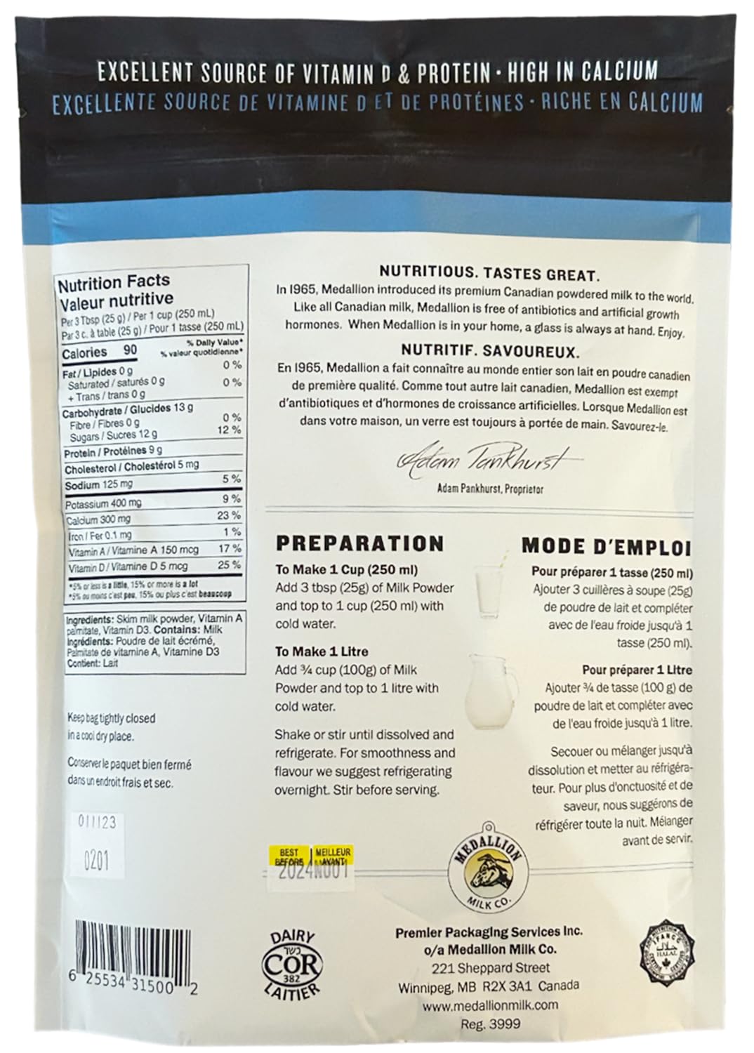 Skim Milk Powder 500g Z86646
