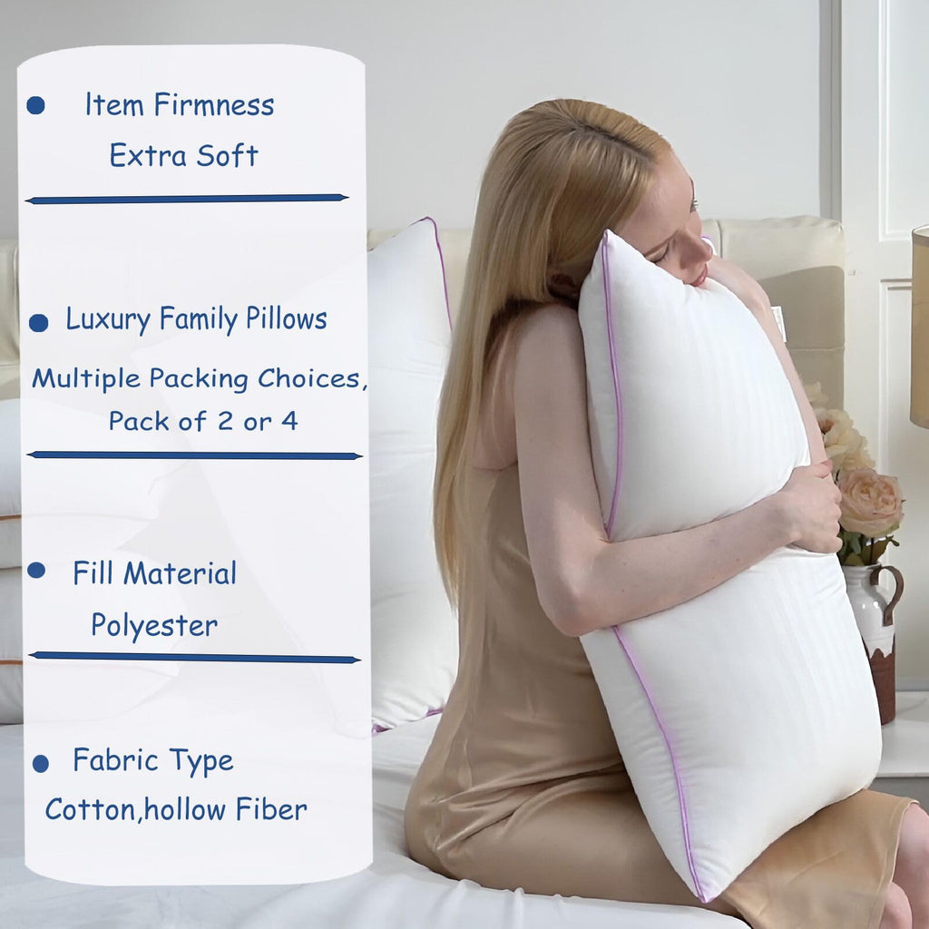 King Size Down Alternative Pillows Set of 2 V298