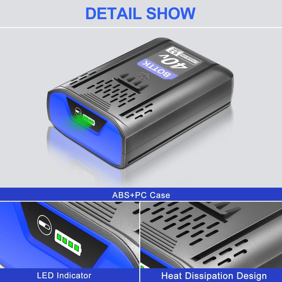 6200mAh Replacement 40V Battery P146185