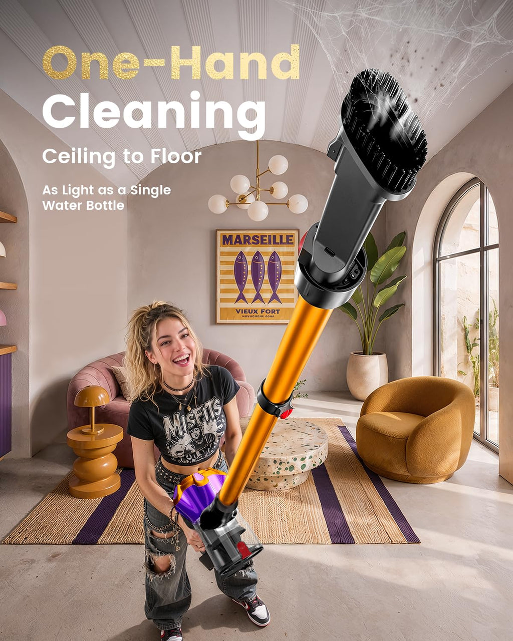 Cordless Stick Vacuum 580W 50Kpa L15349