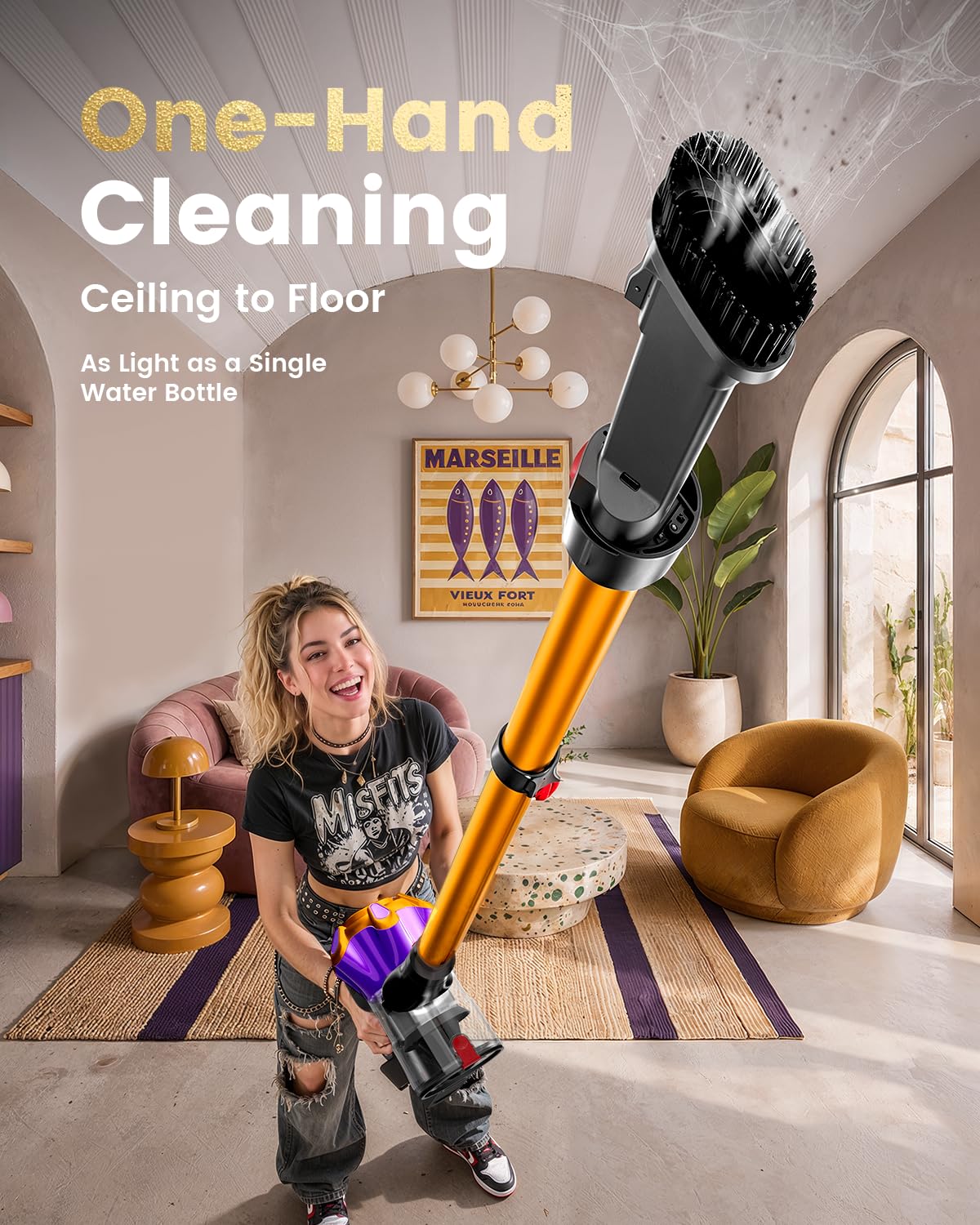 Cordless Stick Vacuum 580W 50Kpa L15349