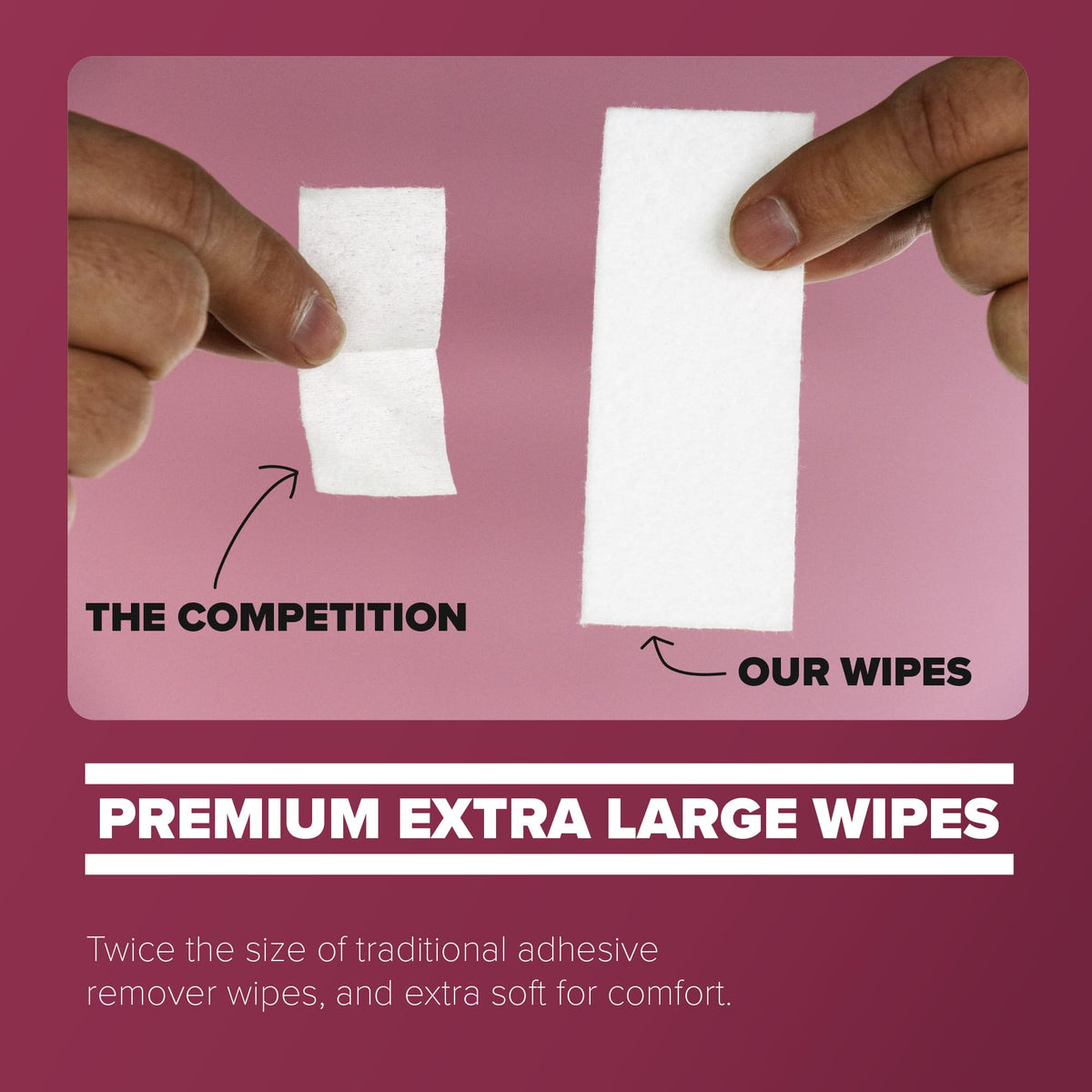 Adhesive Remover Wipes 50 Dry Wipes + 2oz Spray Solution Z226