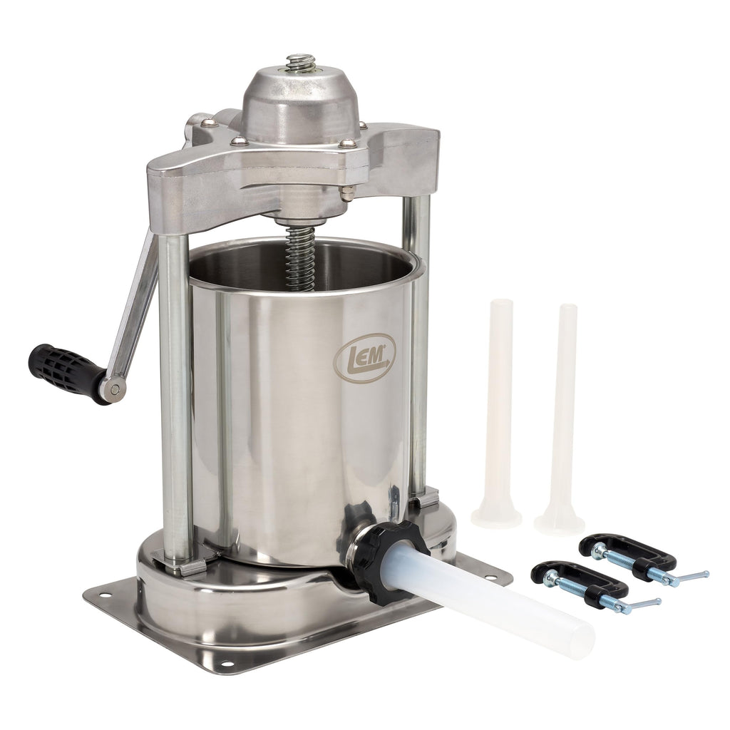 15 lb Stainless Steel Vertical Sausage Stuffer O197439