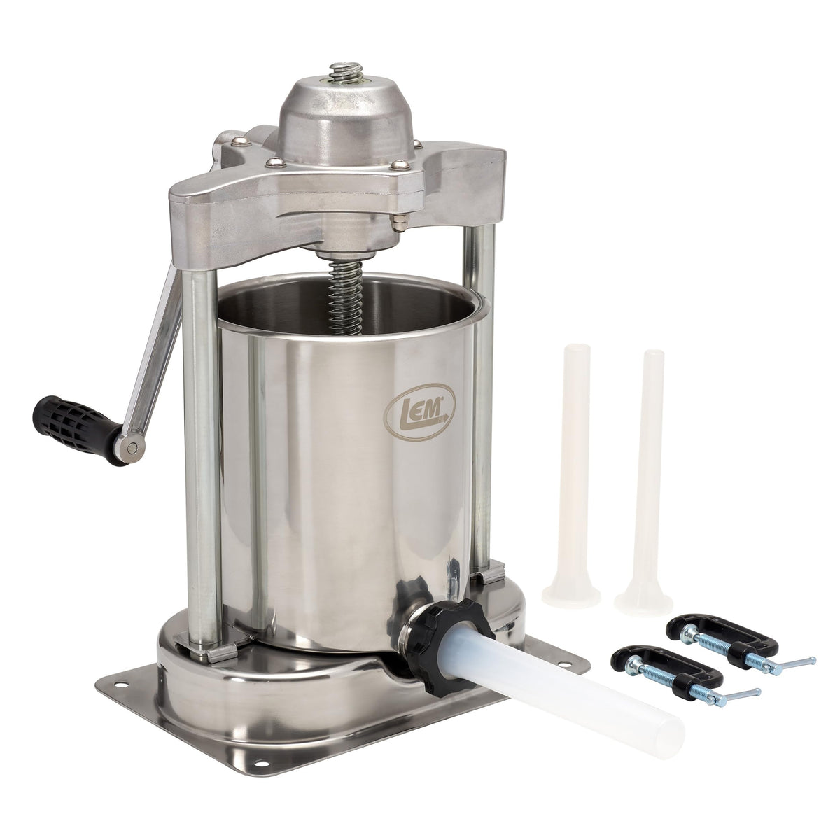 15 lb Stainless Steel Vertical Sausage Stuffer O197439