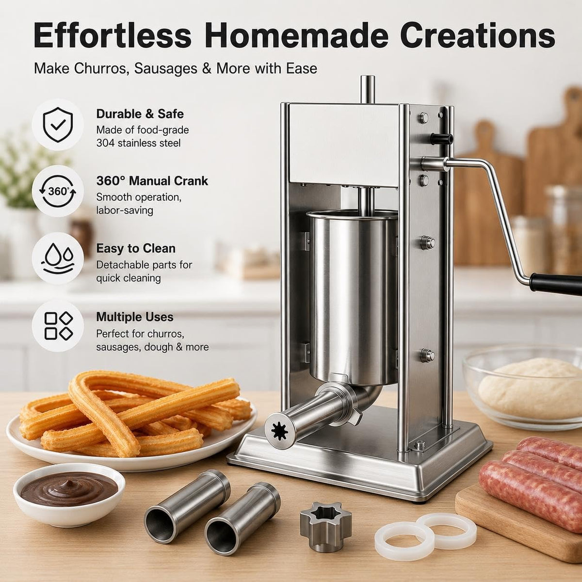 3L Sausage Stuffer and Churro Machine U97879