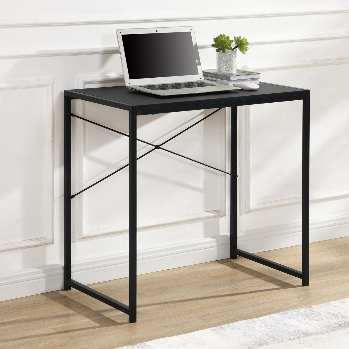 30 Inch Small Rectangular Computer Desk, Black P309170