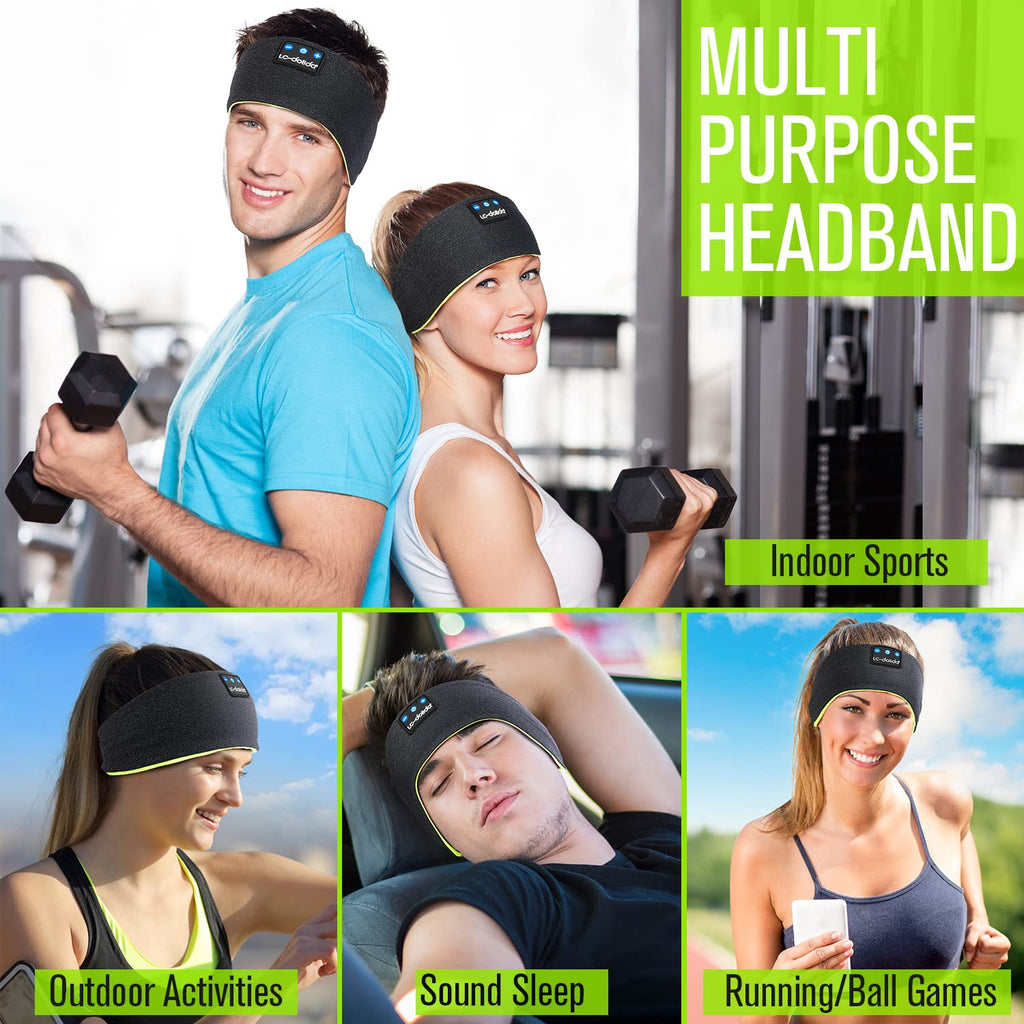 Wireless Bluetooth Headband Headphones Sleep Mask F414