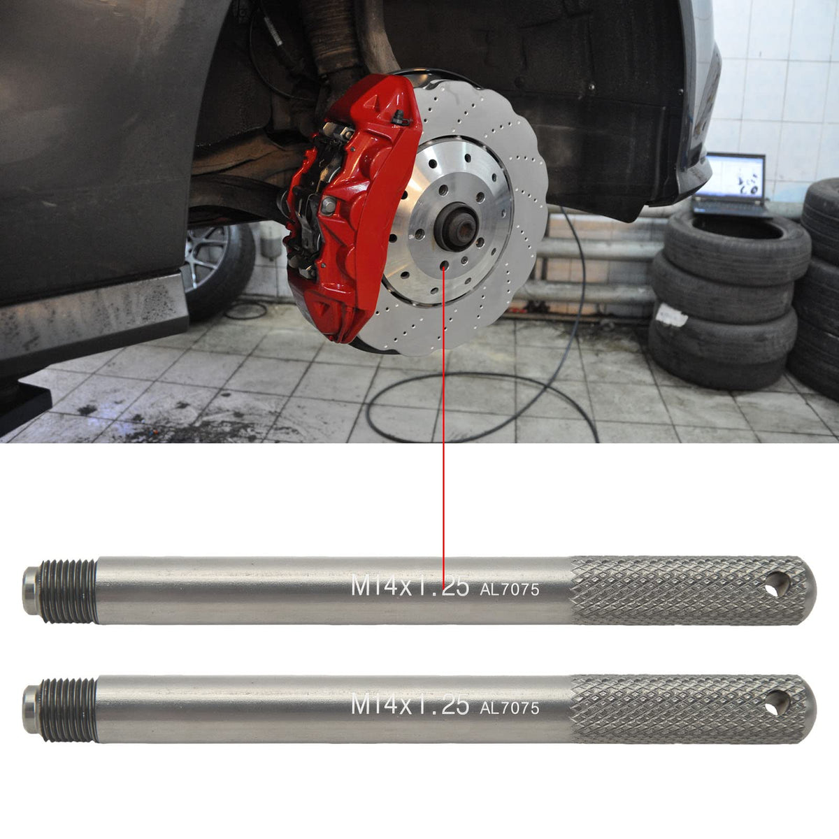 2Pcs Aluminum Alloy Wheel Alignment Pin Set M14*1.25 A929771