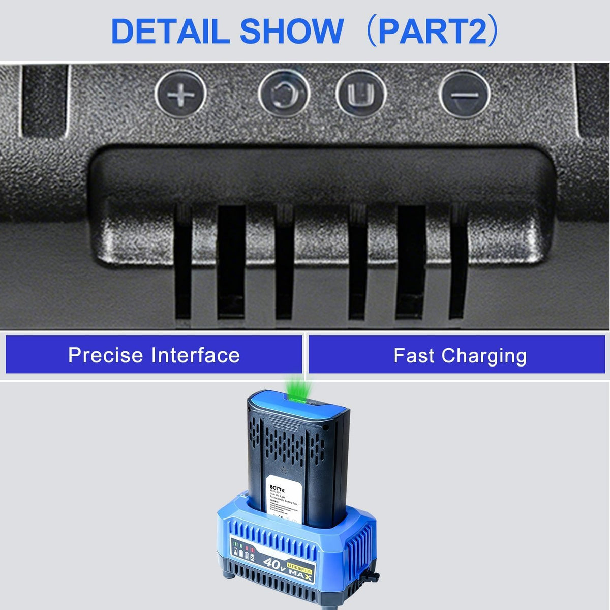 6200mAh Replacement 40V Battery P146185