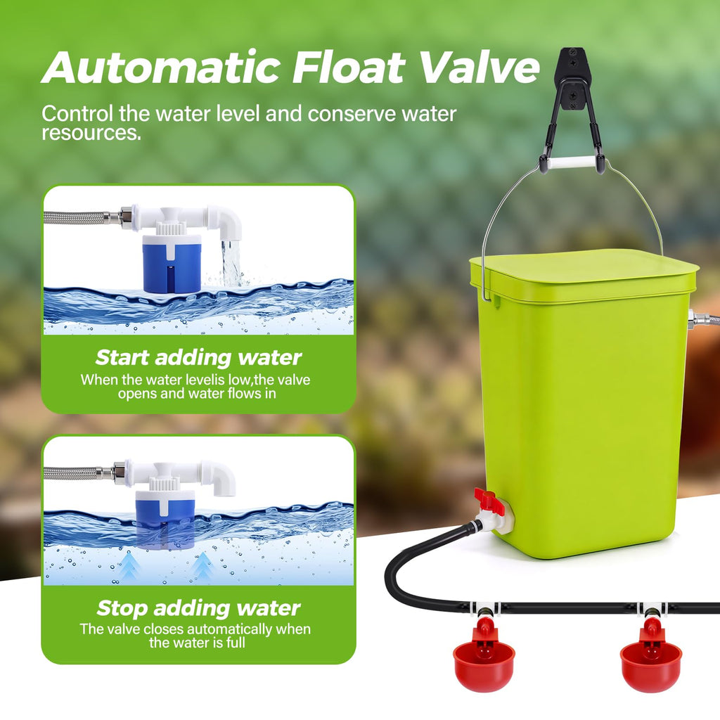 Automatic Chicken Waterer Set T31629