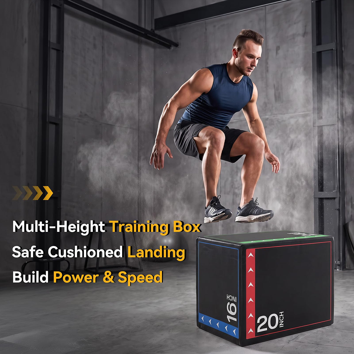 3-in-1 Plyo Jumping Exercise Box G415403