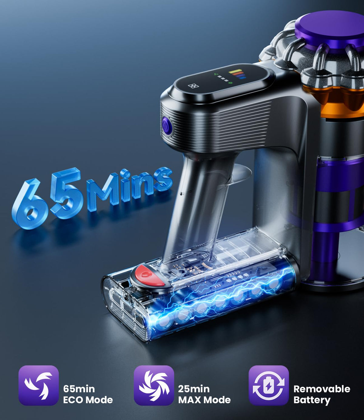 600W 50KPA Cordless Stick Vacuum Cleaner U436157