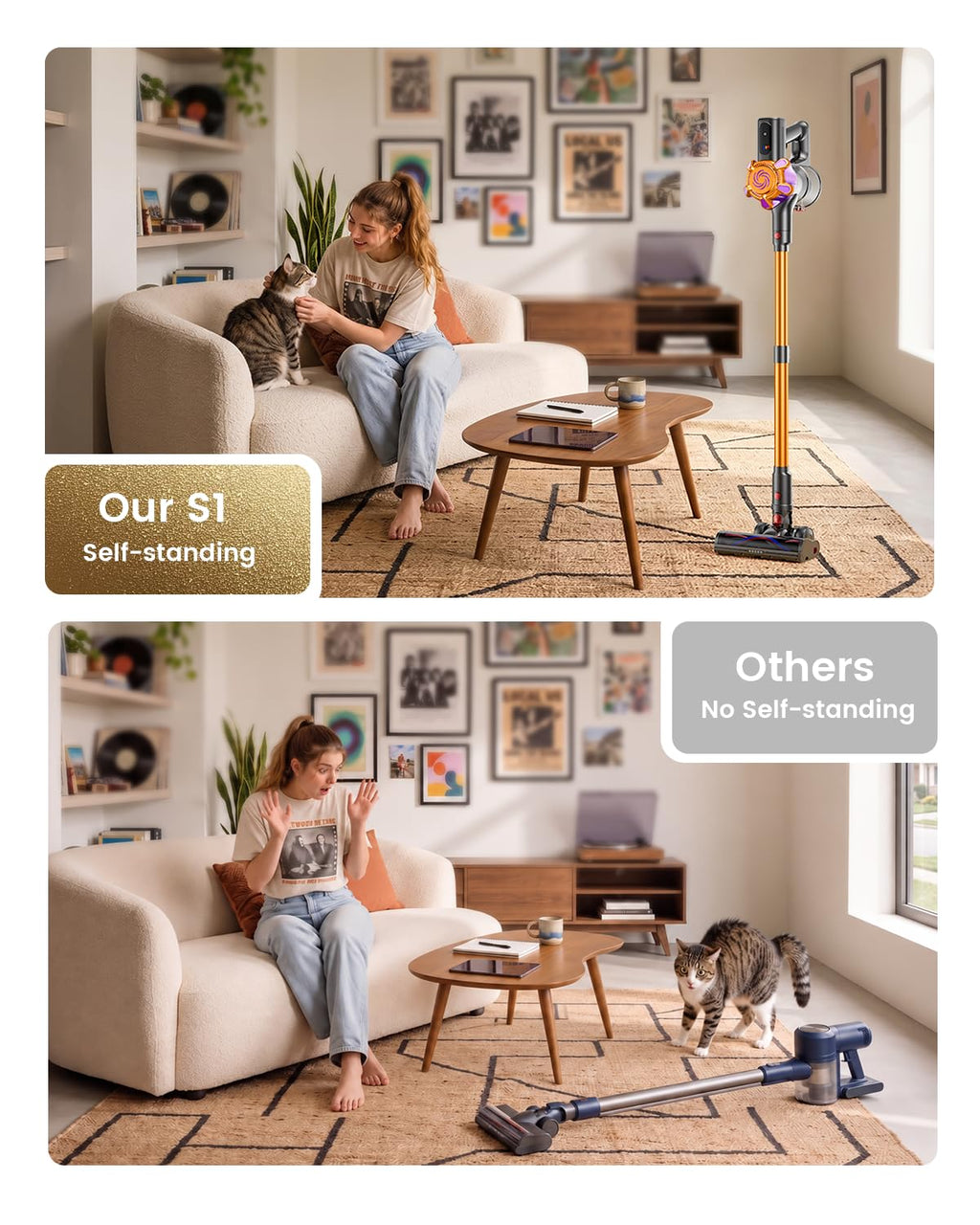 Cordless Stick Vacuum 580W 50Kpa L15349