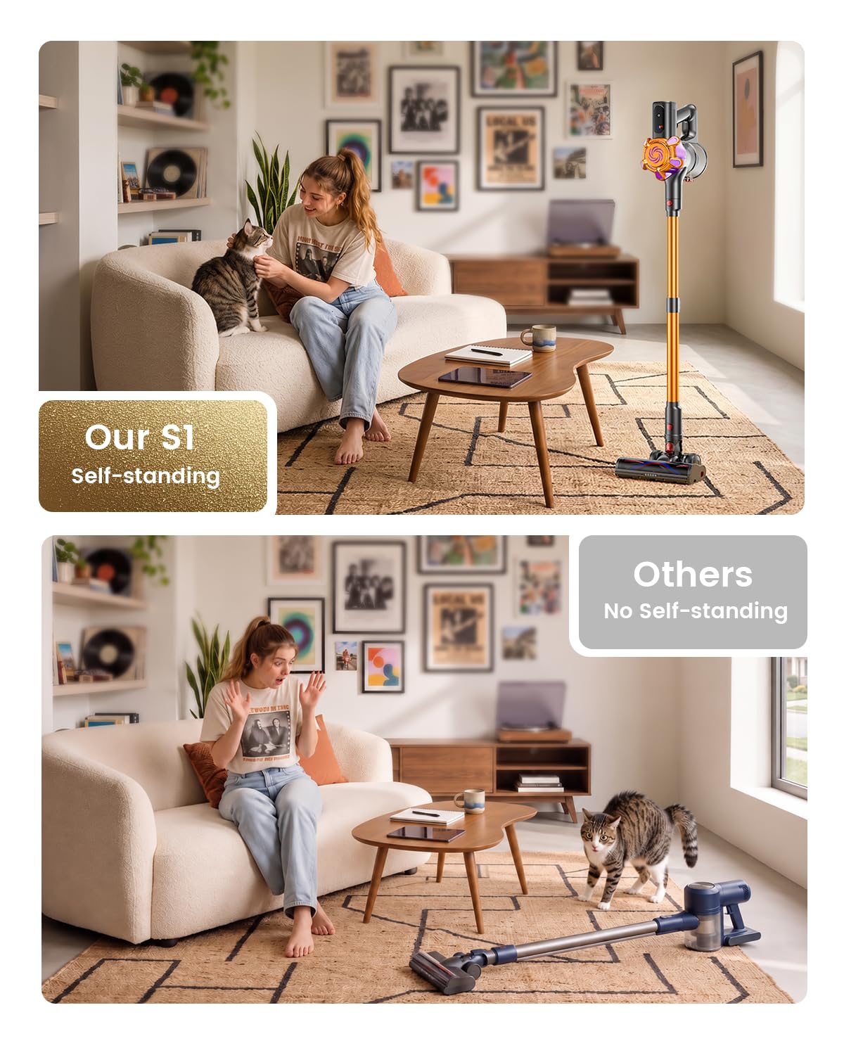 Cordless Stick Vacuum 580W 50Kpa L15349
