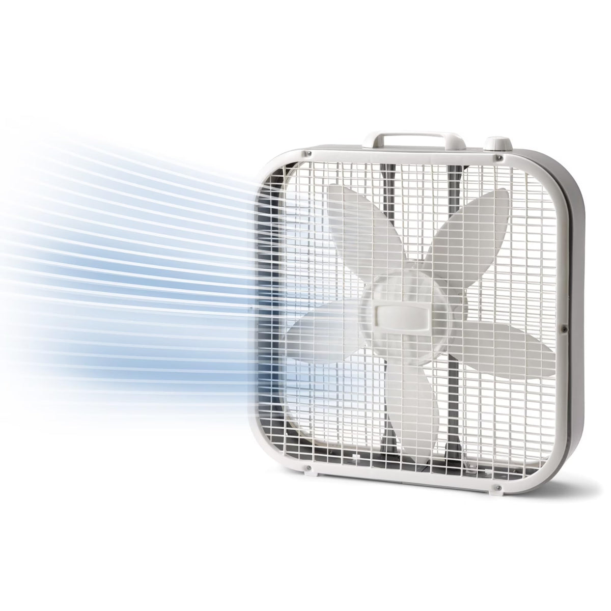 20 Inch 3 Speed Box Fan White B2207