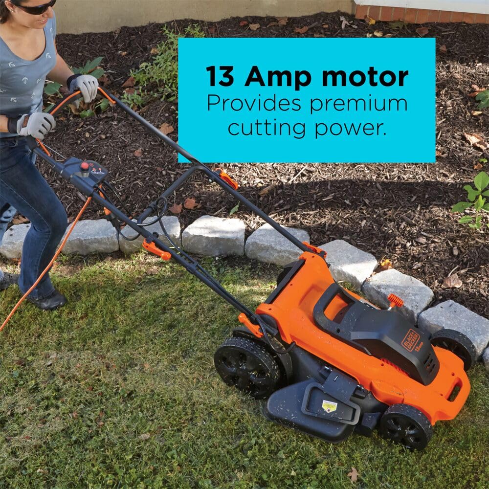 20-Inch Corded Electric Push Lawn Mower P3073