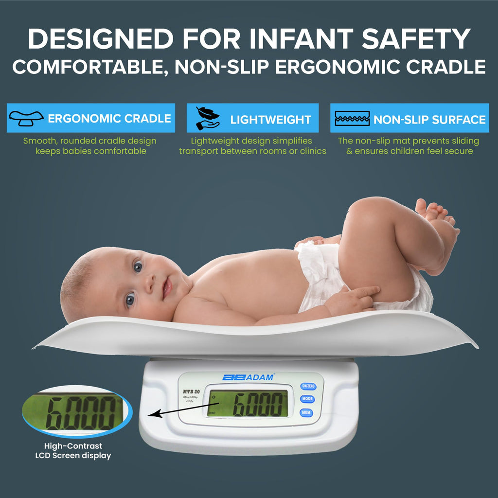 Baby & Toddler Digital Scale with Detachable Cradle U6256