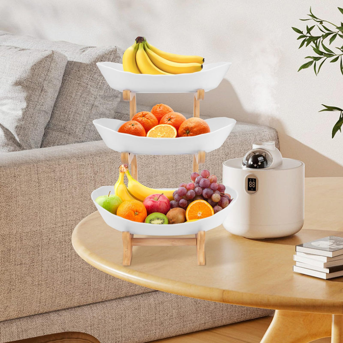 3-Tier Plastic Fruit Bowl B9493