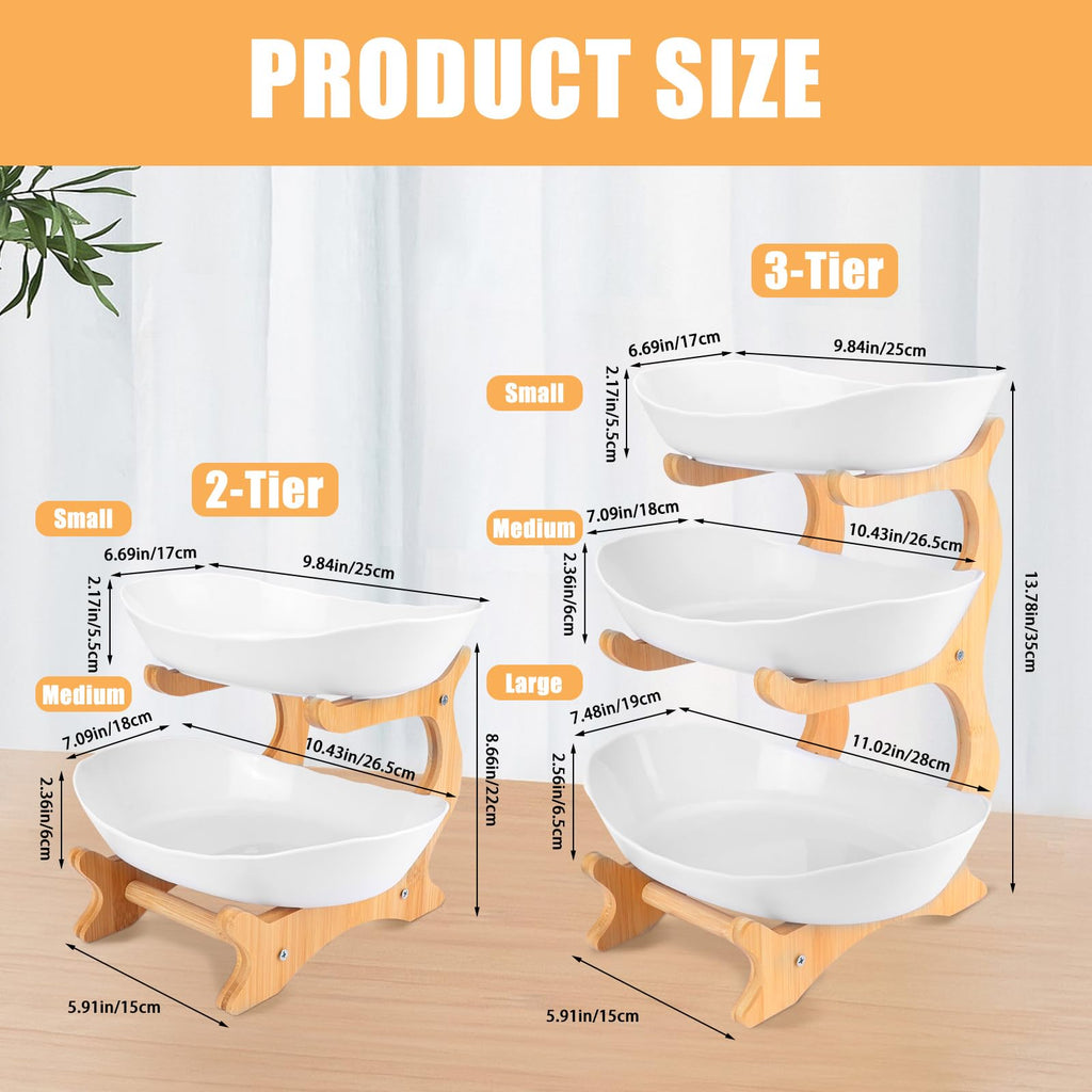 3-Tier Plastic Fruit Bowl B9493
