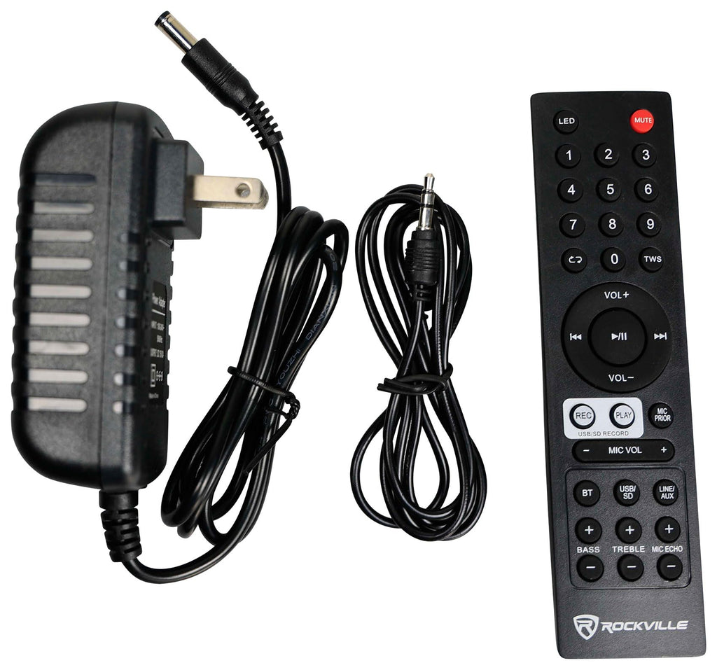 2000W Dual 8" LED Karaoke Speaker with Mic R639214