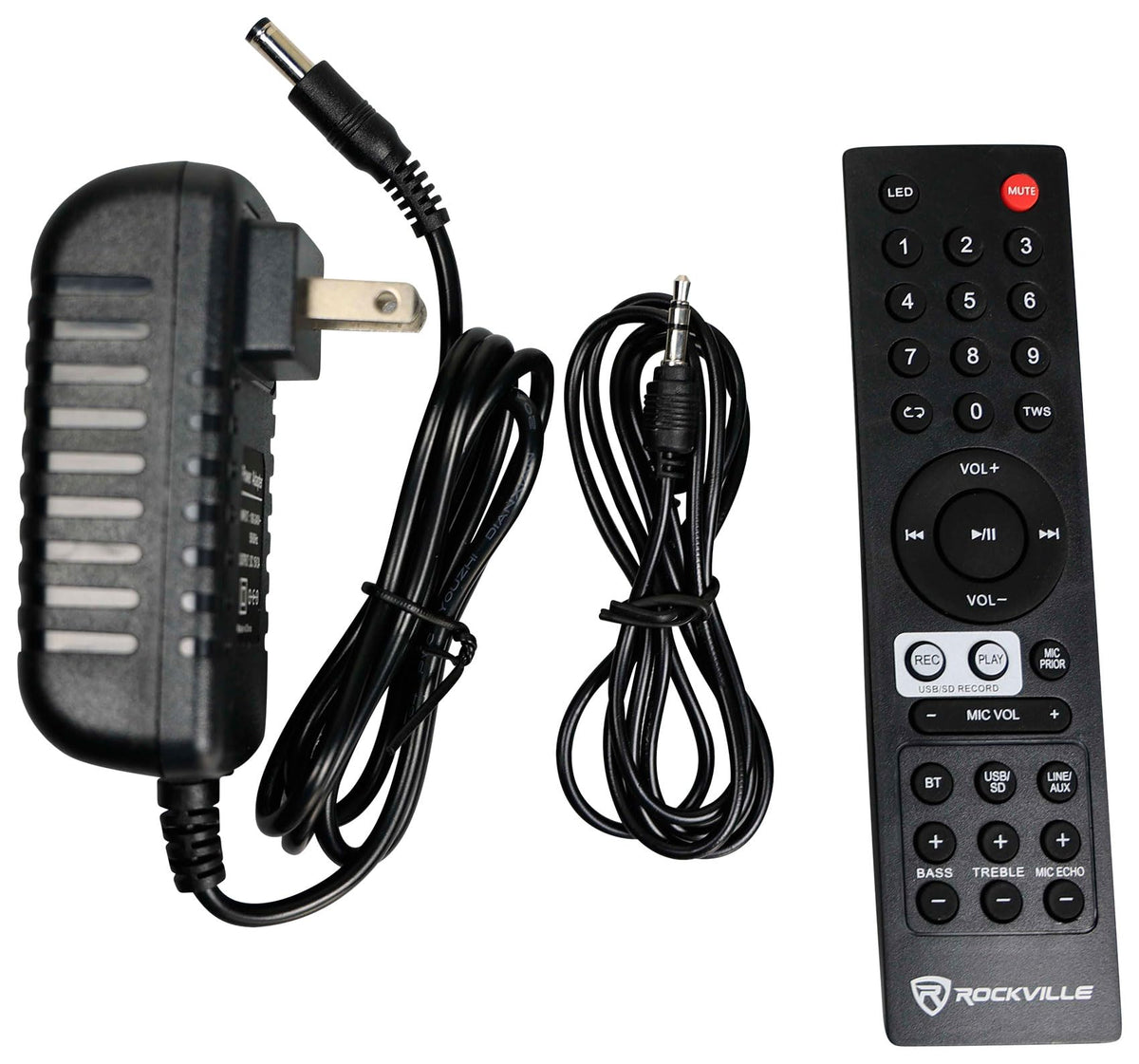 2000W Dual 8" LED Karaoke Speaker with Mic R639214