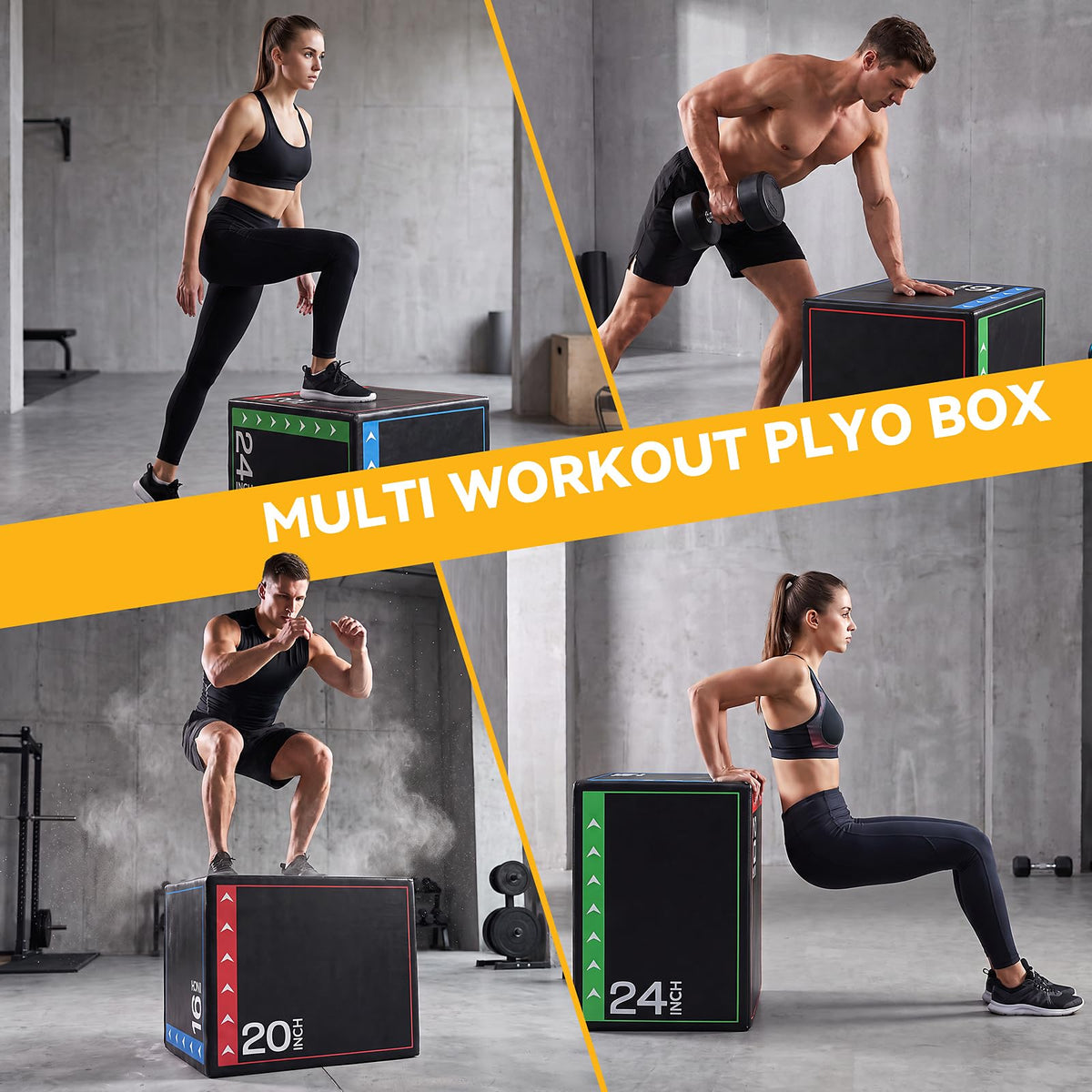 3-in-1 Plyo Jumping Exercise Box G415403