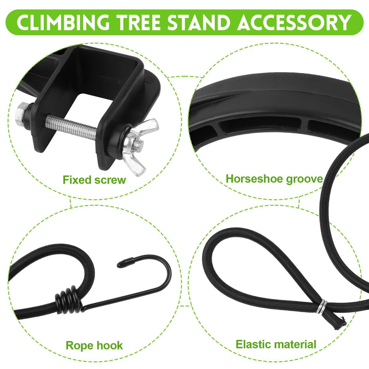 Climbing Tree Stand Accessories with Elastic Rope A24840