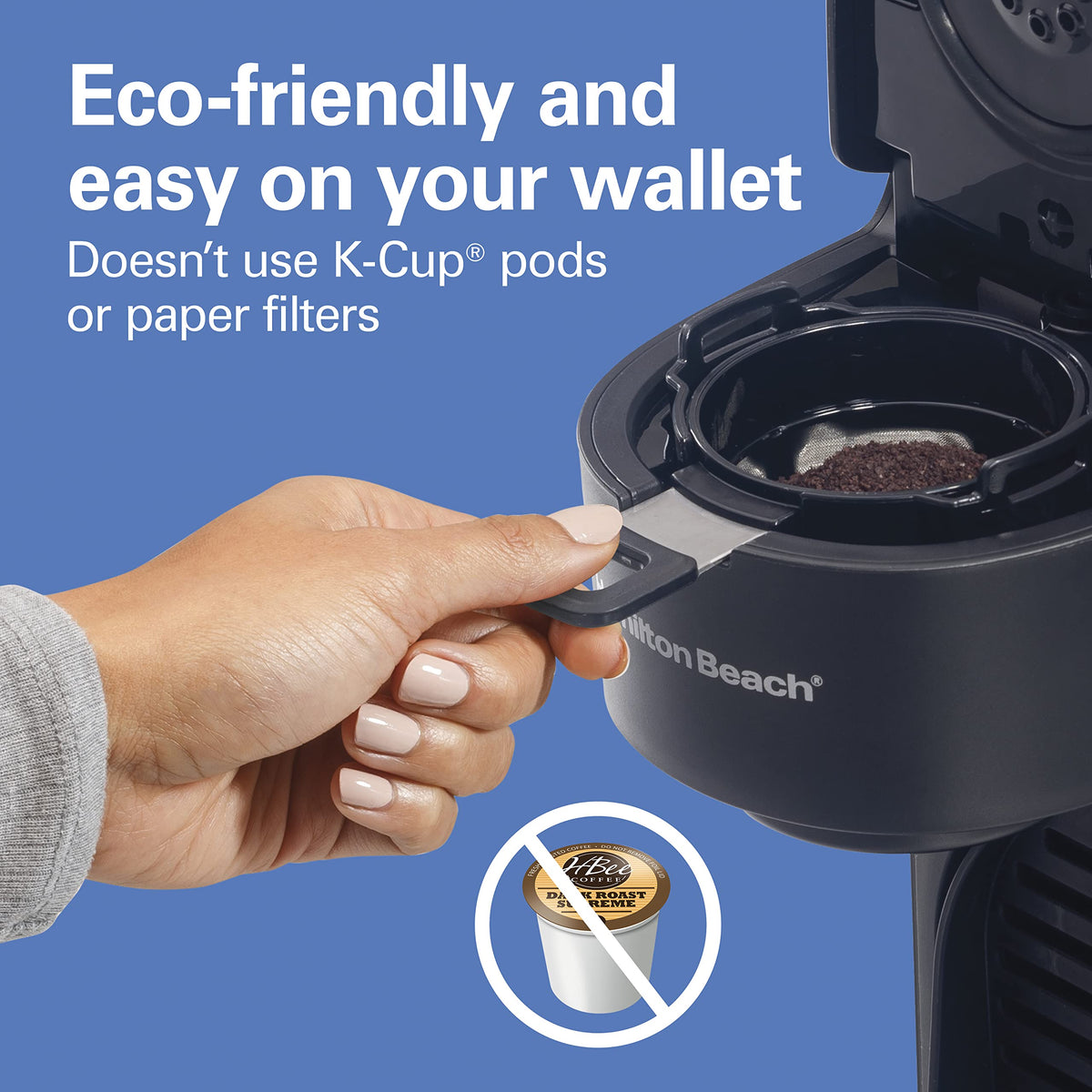 Single Serve Coffee Maker Black W47768
