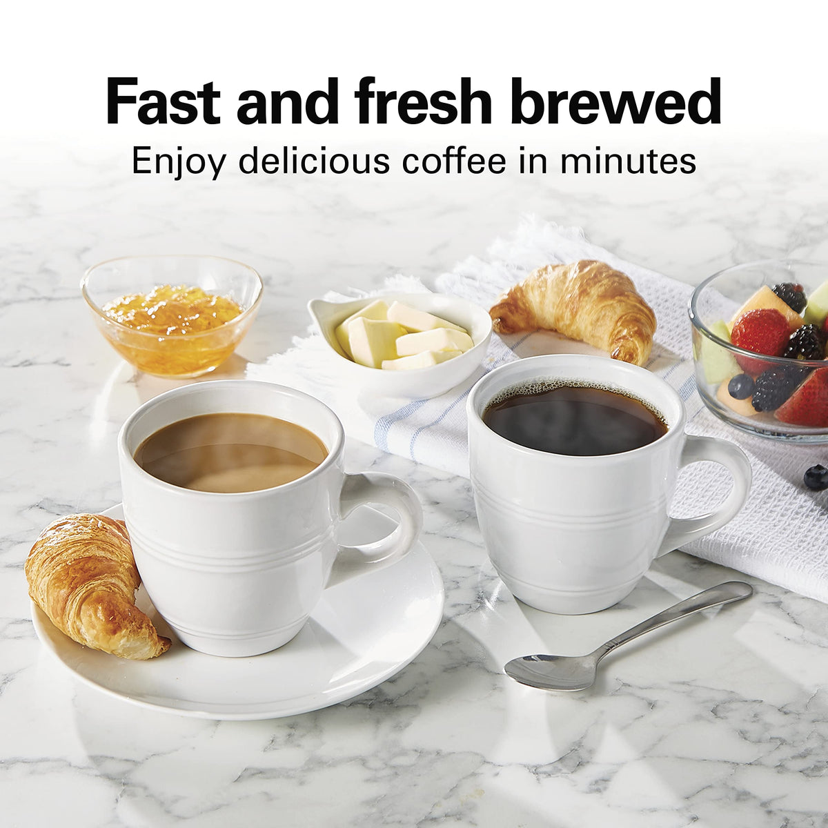 Single Serve Coffee Maker Black W47768