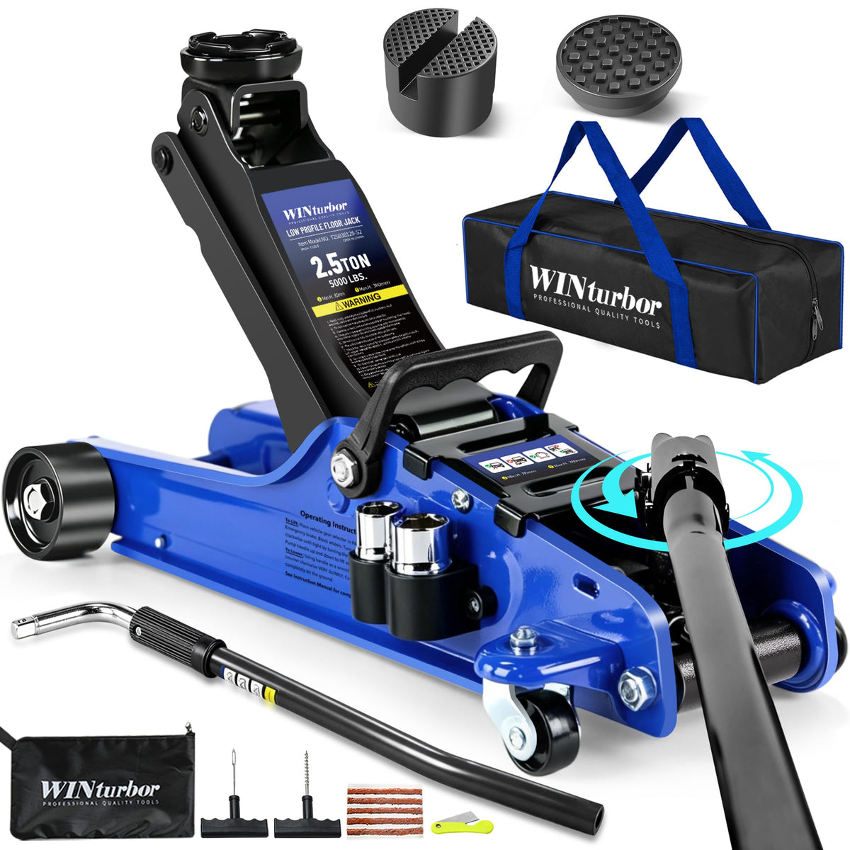 2.5 Ton Low Profile Hydraulic Floor Jack Q980