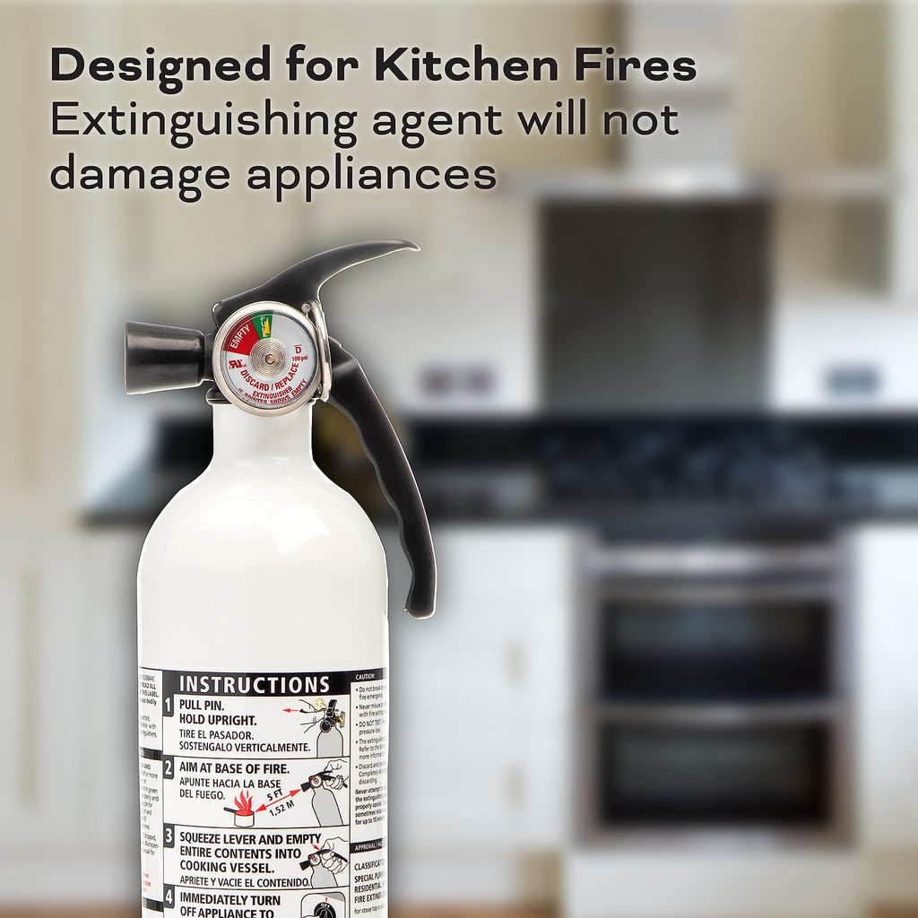 2 Pack Red Dry Chemical Fire Extinguisher with Mounting Bracket T888