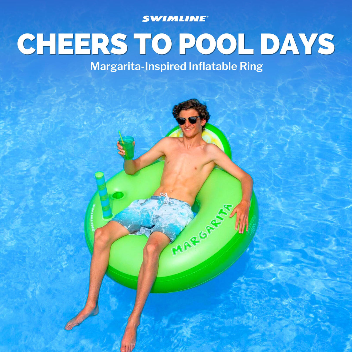 Inflatable Vinyl Pool Ring F572480